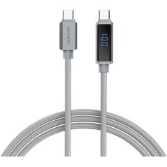 4smarts USB-C Kabel DigitCord 100W 1,5m, grau
