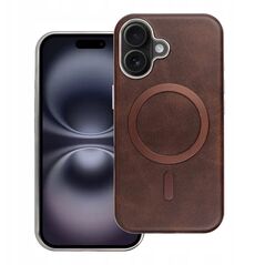 Θήκη GENTLEMAN MAG COVER συμβατή με MagSafe για IPHONE 15 PRO MAX καφέ