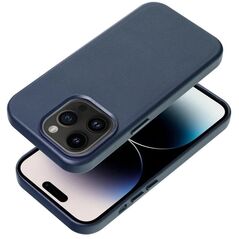 Δερμάτινη θήκη MAG COVER συμβατή με MagSafe για SAMSUNG S25 PLUS μπλε