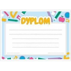 LearnHow Dyplom A4 uniwersalny - Przybory 10szt