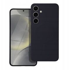 Θήκη SILICONE MAG COVER συμβατή με MagSafe για SAMSUNG S25 Plus μαύρο
