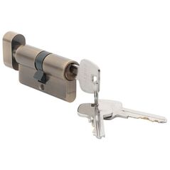 Κύλινδρος κλειδώματος με περιστροφή FORTEX 32ME OGR, 30 x 40 mm, 3 κλειδιά, χρώμα αντικέ ορείχαλκος.
