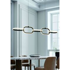 ΚΡΕΜΑΣΤΟ ΦΩΤΙΣΤΙΚΟ LED EDIRNA 5 4000K ΜΑΥΡΟ