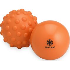 Gaiam Piłka do masażu pomarańczowa 2 szt.
