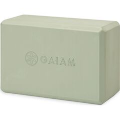 Gaiam Kostka do jogi z pianki Vintage Green Gaiam 23 x 7 x 15 cm zielona
