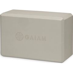 Gaiam Kostka do jogi z pianki Sandstone Gaiam 23 x 7 x 15 cm beżowa