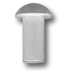 Nitgoz NIT ALUMINIOWY PEŁNY Z ŁBEM KULISTYM 6.0*10MM [jm.KG] - 954 6*10 PLK