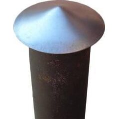 Daszek metalowy na słupek ogrodzeniowy 90mm