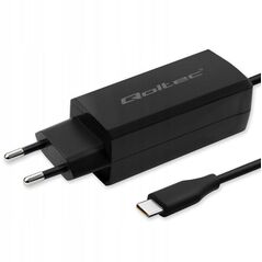 Qoltec Ładowarka sieciowa 65W GaN Super Fast | 5-20V | 3-3.25A | USB 3.1| Laptop | Smartfon | Tablet