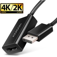 Μετατροπέας / αντάπτορας AXAGON RVD-HI20N, DisplayPort -> HDMI 2.0b, 4K/60Hz
