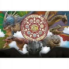 PUZZLE 100 Δράκοι σε δράση Dragon 16524