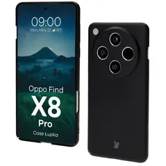 Etui Bizon Case Łupka do Oppo Find X8 Pro czarne