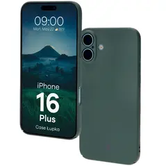 Etui Bizon Case Łupka do Apple iPhone 16 Plus zielone