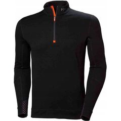 Helly Hansen Koszulka termo Helly Hansen Lifa Merino Zip Black