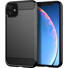 Etui Carbon iPhone 12 6,7" ProMax czarny/black
