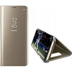 Etui Clear View Xiaomi Redmi Note 10 5G złoty/gold