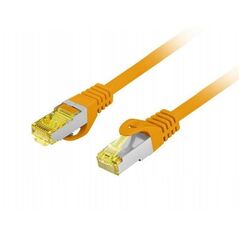 PATCHCORD ΚΑΤ.6A S/FTP LSZH CU 1M ΠΟΡΤΟΚΑΛΙ FLUKE PASSED LANBERG