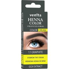 VENITA_Henna Color Cream henna do brwi i rzęs w kremie 1.1 Grafit 30g