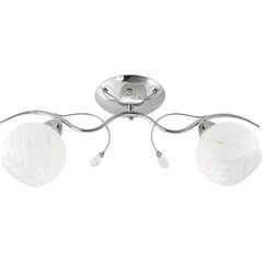 Lampa sufitowa Mdeco Sufitowa lampa klasyczna ELM8758/2 8C do jadalni chrom