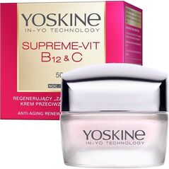 DAX Supreme Vit B12 & C Regenerujący Krem przeciwzmarszczkowy 50+ na noc 50ml