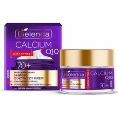 Bielenda Calcium + Q10 Skoncentrowany głęboko odżywczy krem przeciwzmarszczkowy na dzień 70+ 50ML