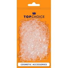 Top Choice TOP CHOICE Gumki do włosów - transparentne (26928) 1 op. - 500 szt.