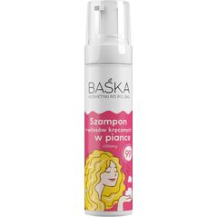 Solverx BAŚKA Szampon do włosów kręconych w piance - różany 200 ml