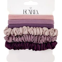 eCarla Zestaw frotek gumek 6w1 na plakietce GUM153FIO