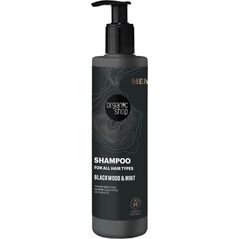 EUROBIOLAB Szampon do wszystkich rodzajów włosówMen Blackwood and Mint 280 ml ORGANIC SHOP MEN