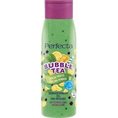 PERFECTA Bubble Tea Skoncentrowany żel pod prysznic Fresh Fruits + Zielona Herbata 400 ml