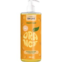 On Line Fruity Shot Mydło orange 390ml