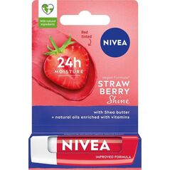 Nivea Lip Care Pielęgnująca pomadka do ust - Strawberry Shine 4g