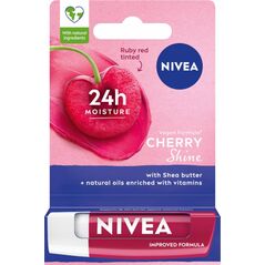 NIVEA CHERRY SHINE Pomadka ochronna do ust wiśniowa koloryzująca 4,8g