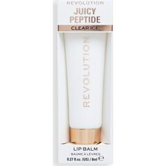 MAKE UP REVOLUTION REVOLUTION Juicy Peptide Balsam-błyszczyk do ust Clear Ice 8 ml