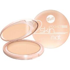 Bell Puder matujący "2 Skin" Pocket nr 043 beige prasowany 9g