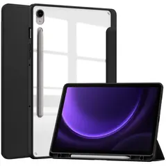 Etui Bizon Case Tab Clear Matt do Samsung Galaxy Tab S9 / S9 FE czarne