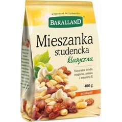 bakalland Mieszanka Studencka Klasyczna 400g BAKALLAND a