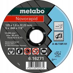 Tarcza tnąca Metabo 616271000 125x22,2mm