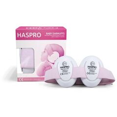 HASPRO - NAUSZNIKI DLA NIEMOWLĄT RÓŻOWE   0+
