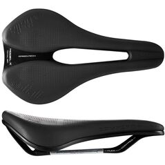 Σέλα SELLE ITALIA MODEL X COMFORT + SUPERFLOW L (id match L3), FeC Alloy Rail, 415g, Μαύρο (ΝΕΟ 2025)