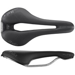 Siodło SELLE ITALIA FLITE BOOST GRAVEL TI316 SUPERFLOW S (id match S3), 228g, Czarne (NEW 2025)