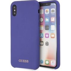 Guess Etui do iPhone X fioletowy (GUHCPXLSGLUV)