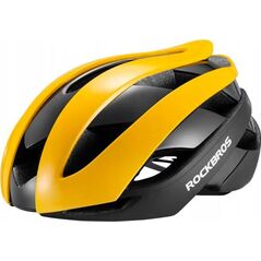 RockBros Kask rowerowy uniwersalny regulowany rozmiar L czarno-żółty ROCKBROS