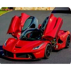 Norimpex Diamentowa Mozaika Auto Czerwone Ferrari Z Otwartymi Drzwiami 30x40