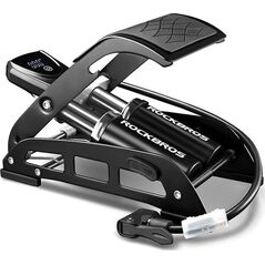 RockBros Pompka nożna rower auto motor piłka z wyświetlaczem 11 bar - czarna