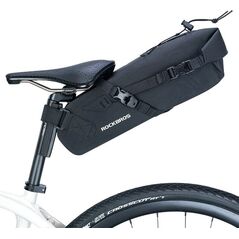 RockBros Torba rowerowa pod siodełko z regulacją wielokości 3L - czarna