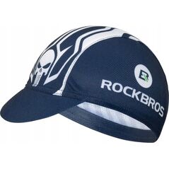RockBros Czapka kolarska z daszkiem obwód głowy 56-61 cm - niebieska ROCKBROS