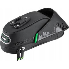 RockBros Torba rowerowa na telefon narzędzia pod siodełko z szybkozłączką czarna ROCKBROS