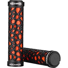 RockBros Gripy rowerowe chwyty z gumy przyczepne śr. 22mm czarno-pomarańczowe ROCKBROS
