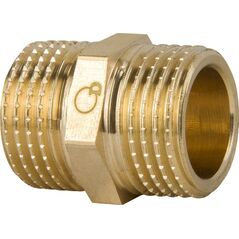nypel 3/8" (DN10) mosiężny